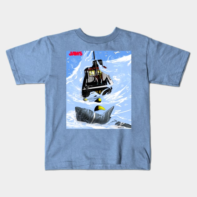 Tough Jaws Kids T-Shirt by DougSQ